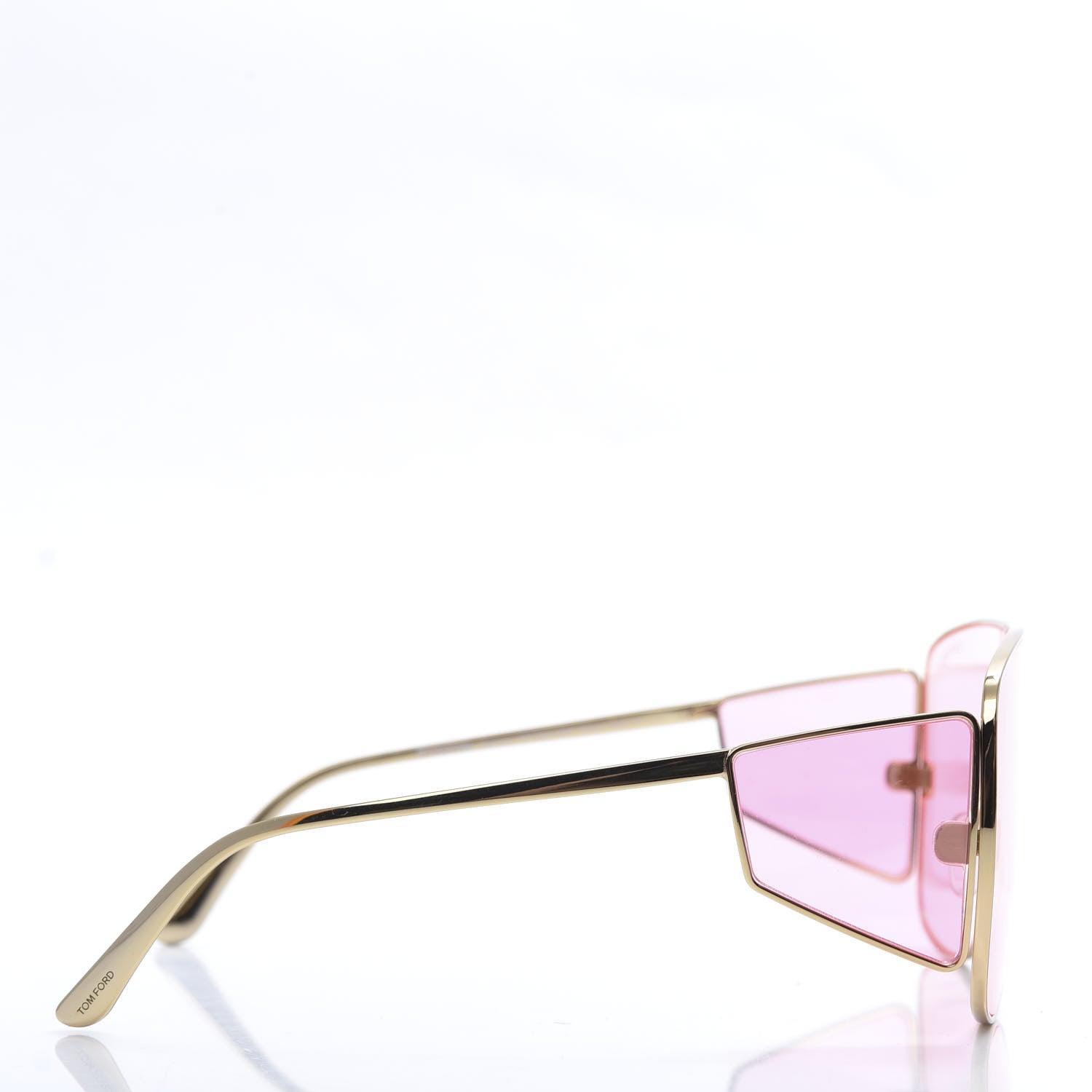 Tom Ford Square Spector Sunglasses TF 708 Rose 3 of 6