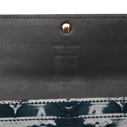 Louis Vuitton Vernis Sarah Wallet Blue Nuit 6 of 8