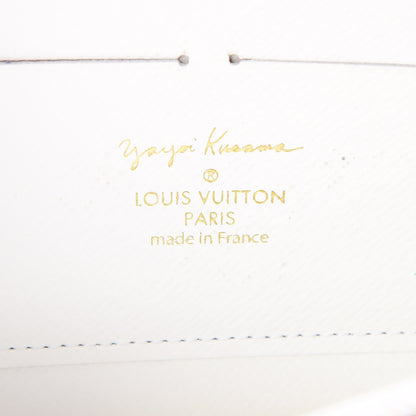 Louis Vuitton Monogram Kusama Pumpkin Dots Zippy Wallet White 21 of 22