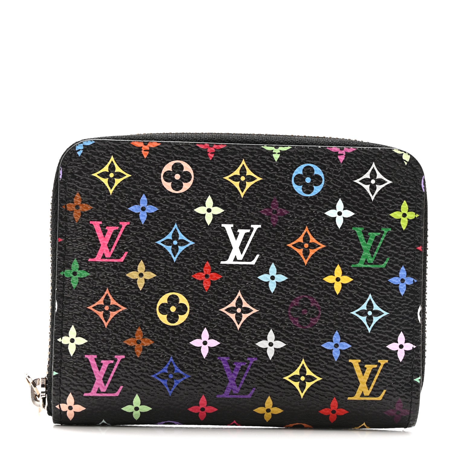 Louis Vuitton LV x TM Monogram Multicolor Zippy Coin Purse Black 1 of 8
