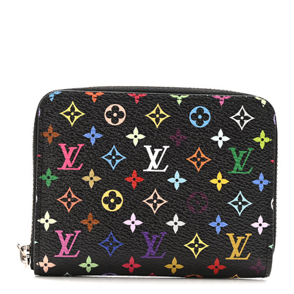 Louis Vuitton LV x TM Monogram Multicolor Zippy Coin Purse Black 1 of 8