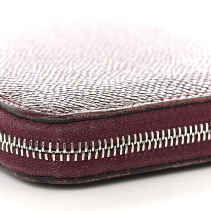 Hermes Epsom Silk'In Compact Wallet Bordeaux 8 of 9