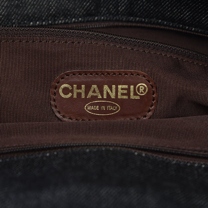 Chanel Denim Calfskin CC Tote 6 of 15