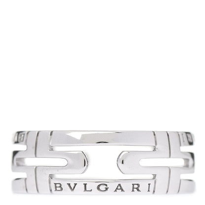 Bulgari 18K White Gold Parentesi Band Ring 59 8.75 3 of 6