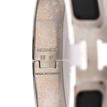 Hermes Enamel Narrow Clic Clac H Bracelet PM Black 4 of 4