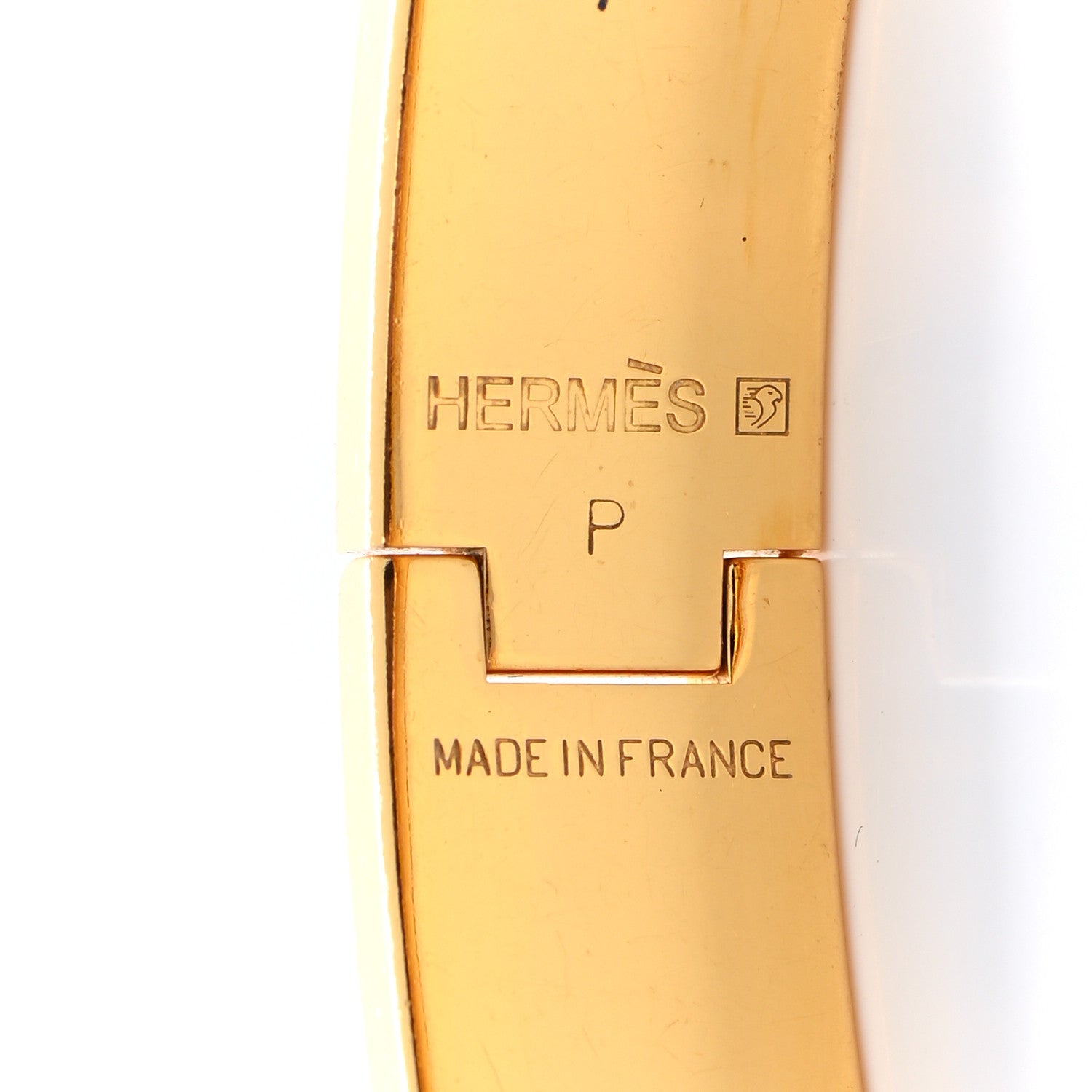 Hermes Enamel Narrow Clic Clac H Bracelet GM Black 4 of 5