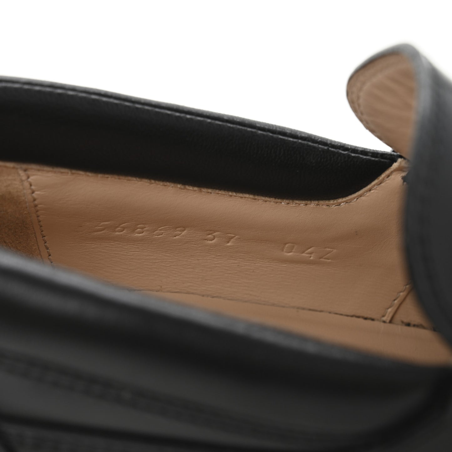 Cordovan Lux Womens Horsebit 45mm Platform Loafers 37 Black