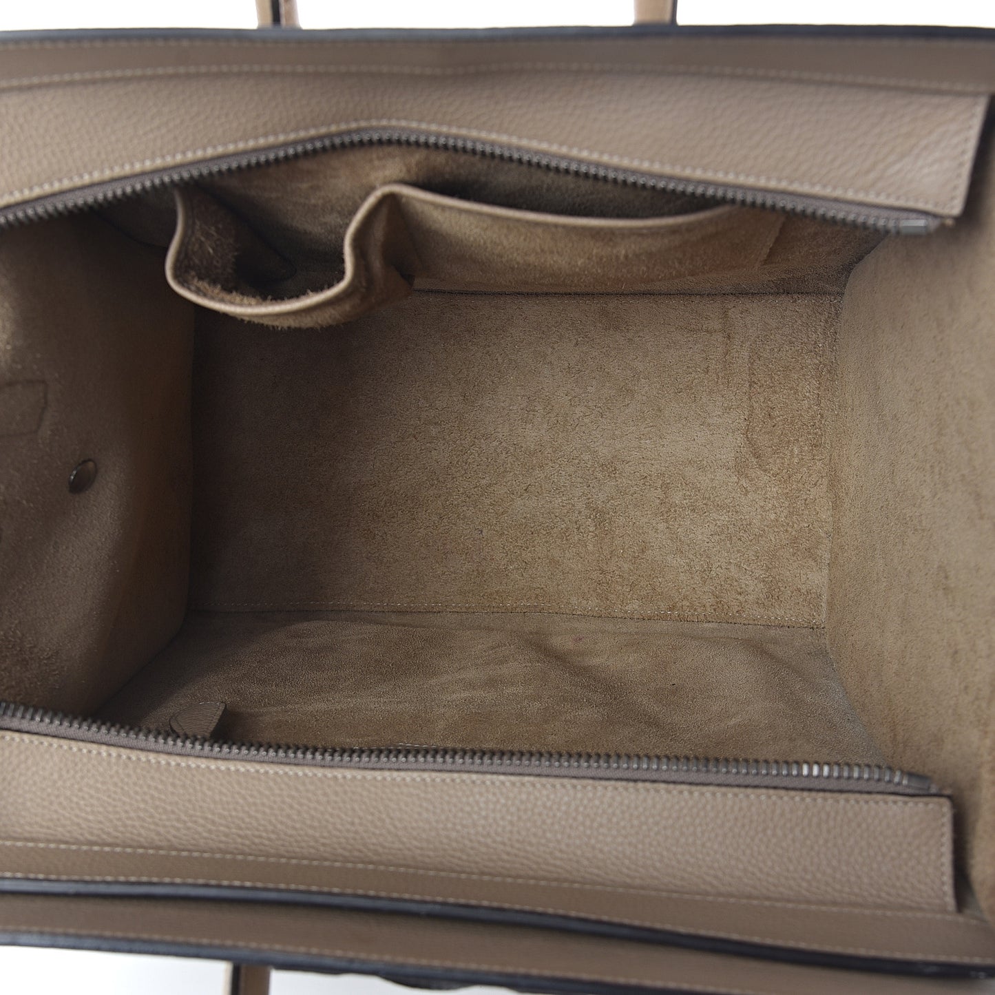 Drummed Calfskin Mini Luggage Dune