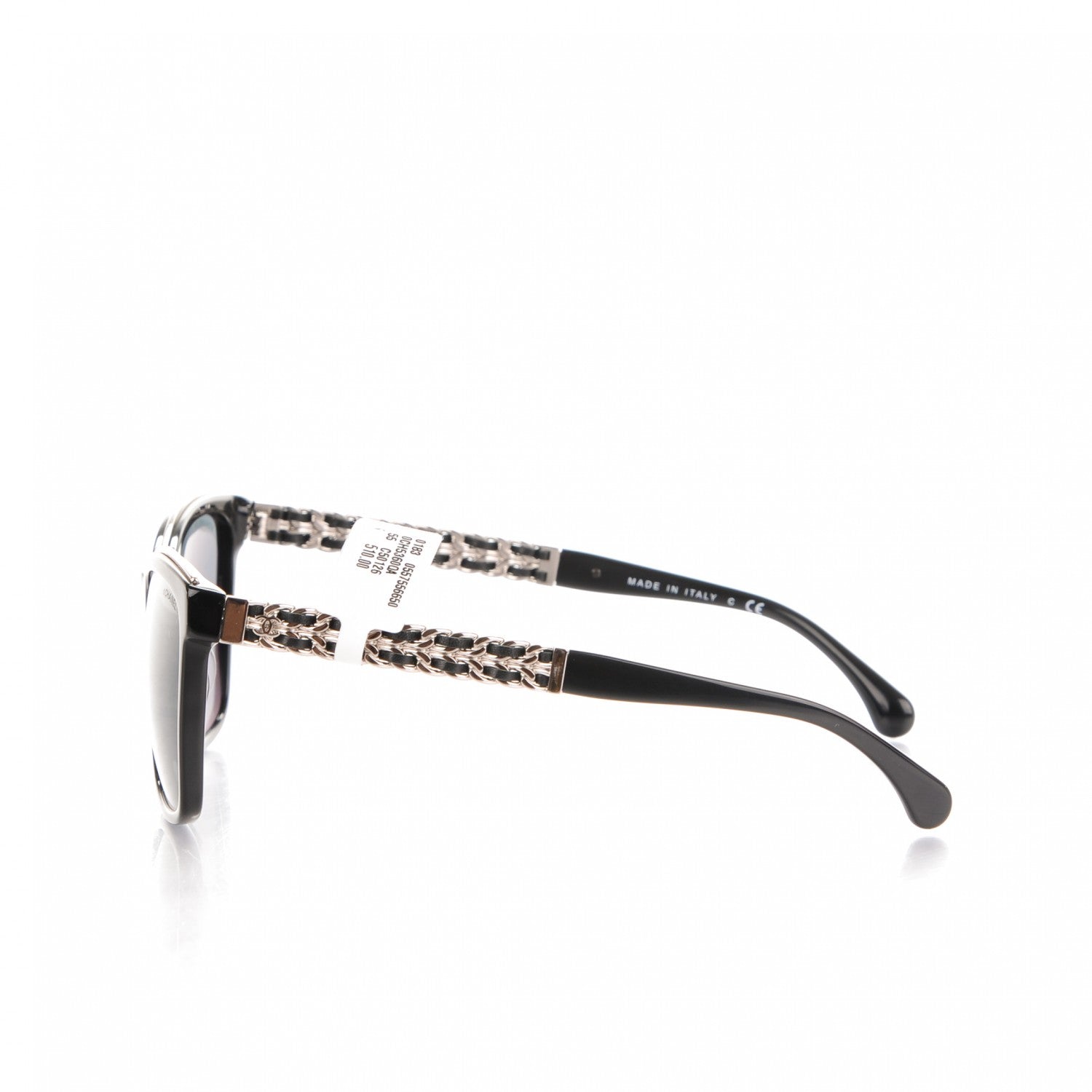 Chanel Square Chain Sunglasses 5360-Q-A Black 2 of 5