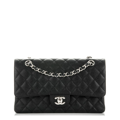 Chanel Caviar Quilted Medium Double Flap Black 1 of 8