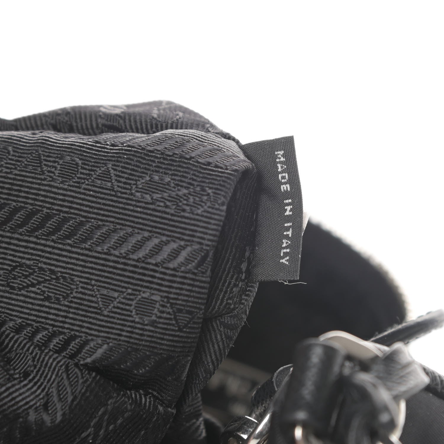 Prada Nylon Re-Edition 2005 Shoulder Bag Black 8 of 14
