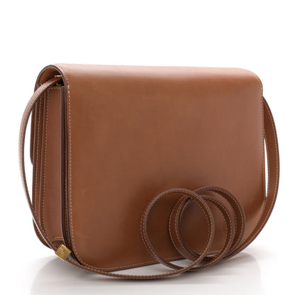 Celine Natural Calfskin Medium Classic Box Flap Bag Tan 3 of 14