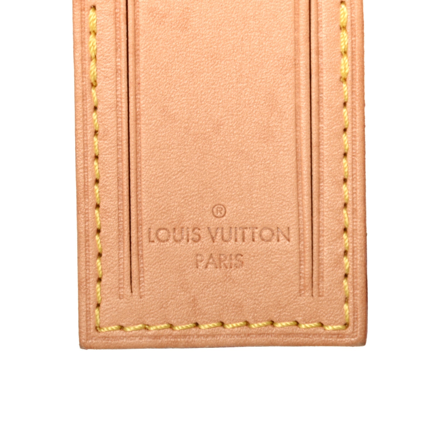 Louis Vuitton Vachetta Luggage Tag 3 of 3