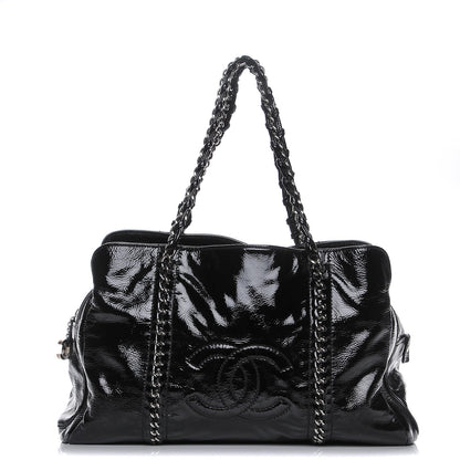 Chanel Patent Calfskin Large Luxe Ligne Tote Black 1 of 7