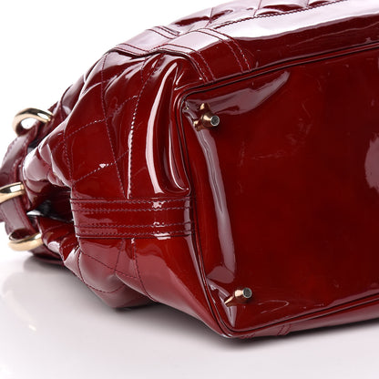 Burberry Patent Quilted Beaton Red 5 of 10