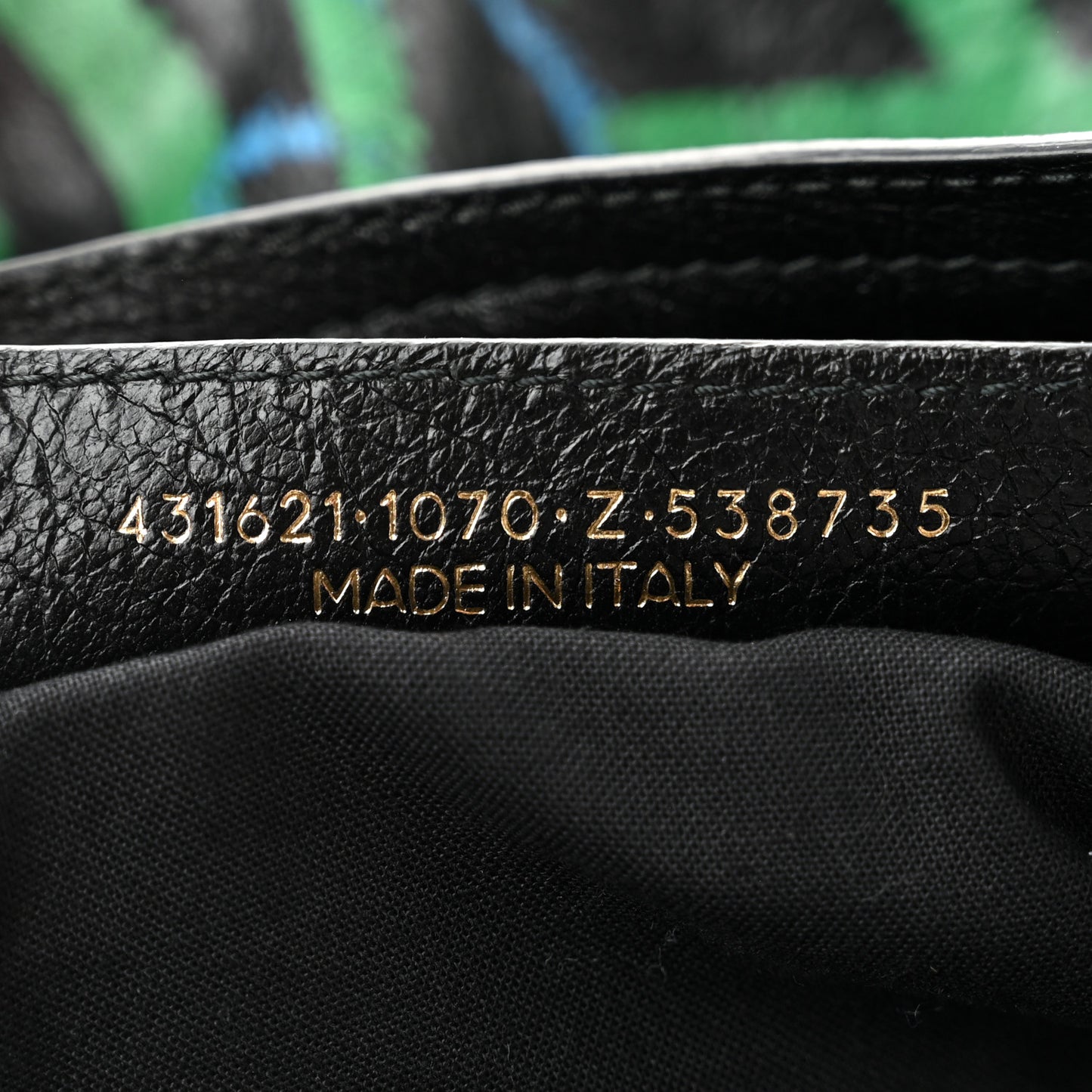 Agneau Graffiti All Over Classic Hardware S City Black Vert Rouge