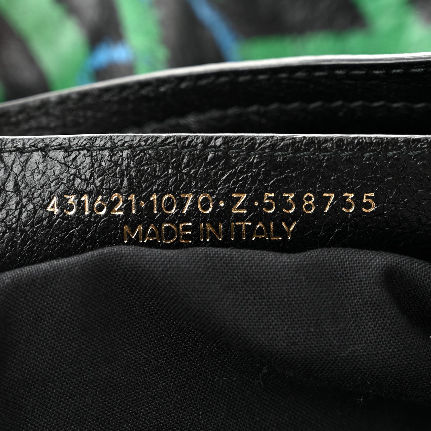 Balenciaga Agneau Graffiti All Over Classic Hardware S City Black Vert Rouge 8 of 11