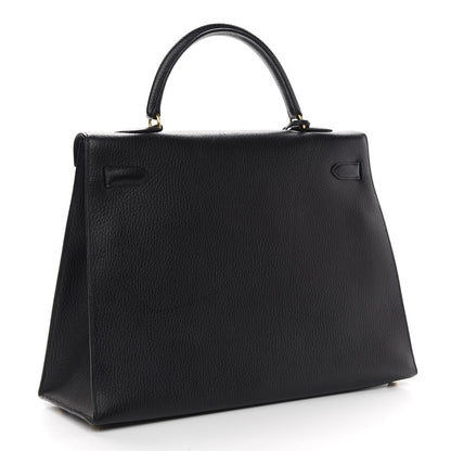 Hermes Ardennes Kelly Sellier 35 Black 3 of 12