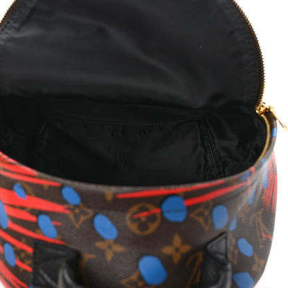 Louis Vuitton Monogram Jungle Dots Palm Springs Backpack PM Coquelicot Denim 5 of 8