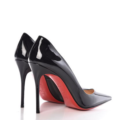 Christian Louboutin Patent Bat 100 Pumps 36 Black 4 of 8