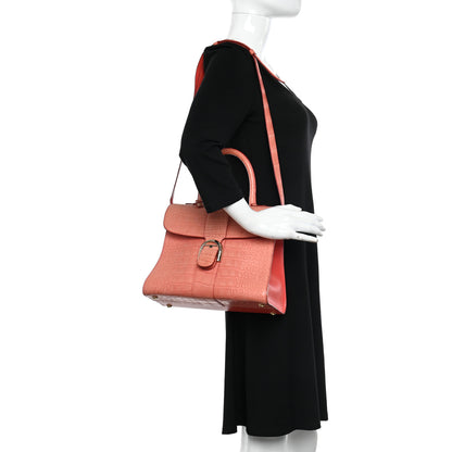 Delvaux Matte Alligator MM Brillant Satchel 2 of 12