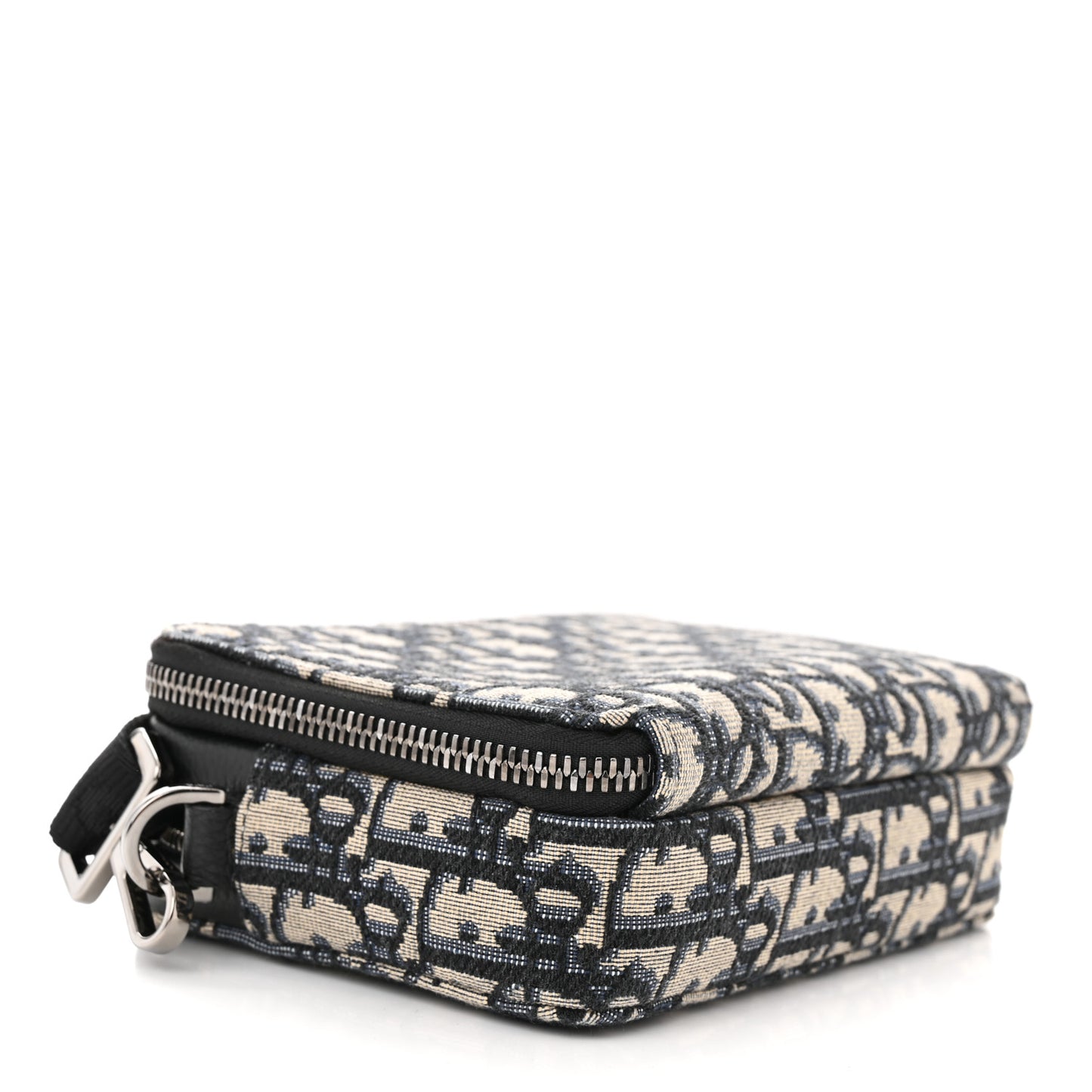 Oblique Pouch Beige Black