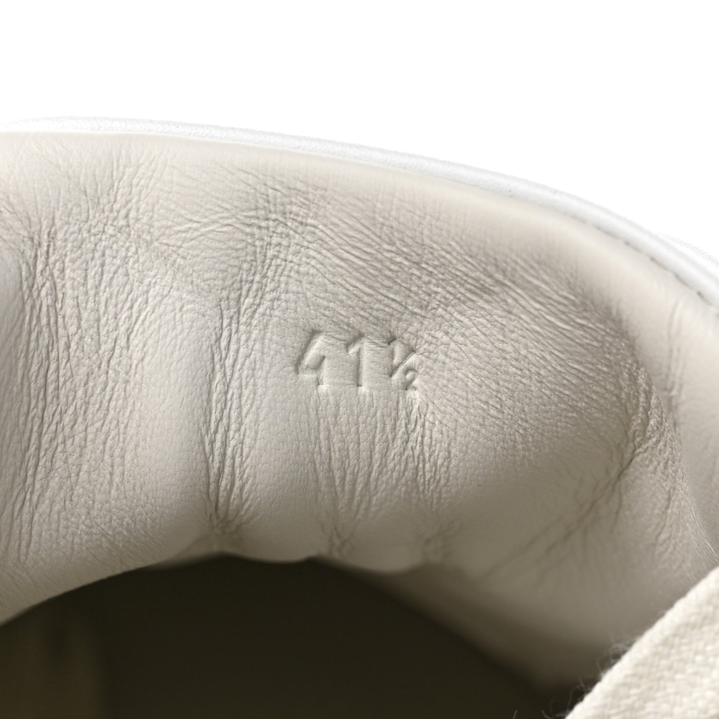 Calfskin Day Sneakers 41.5 White