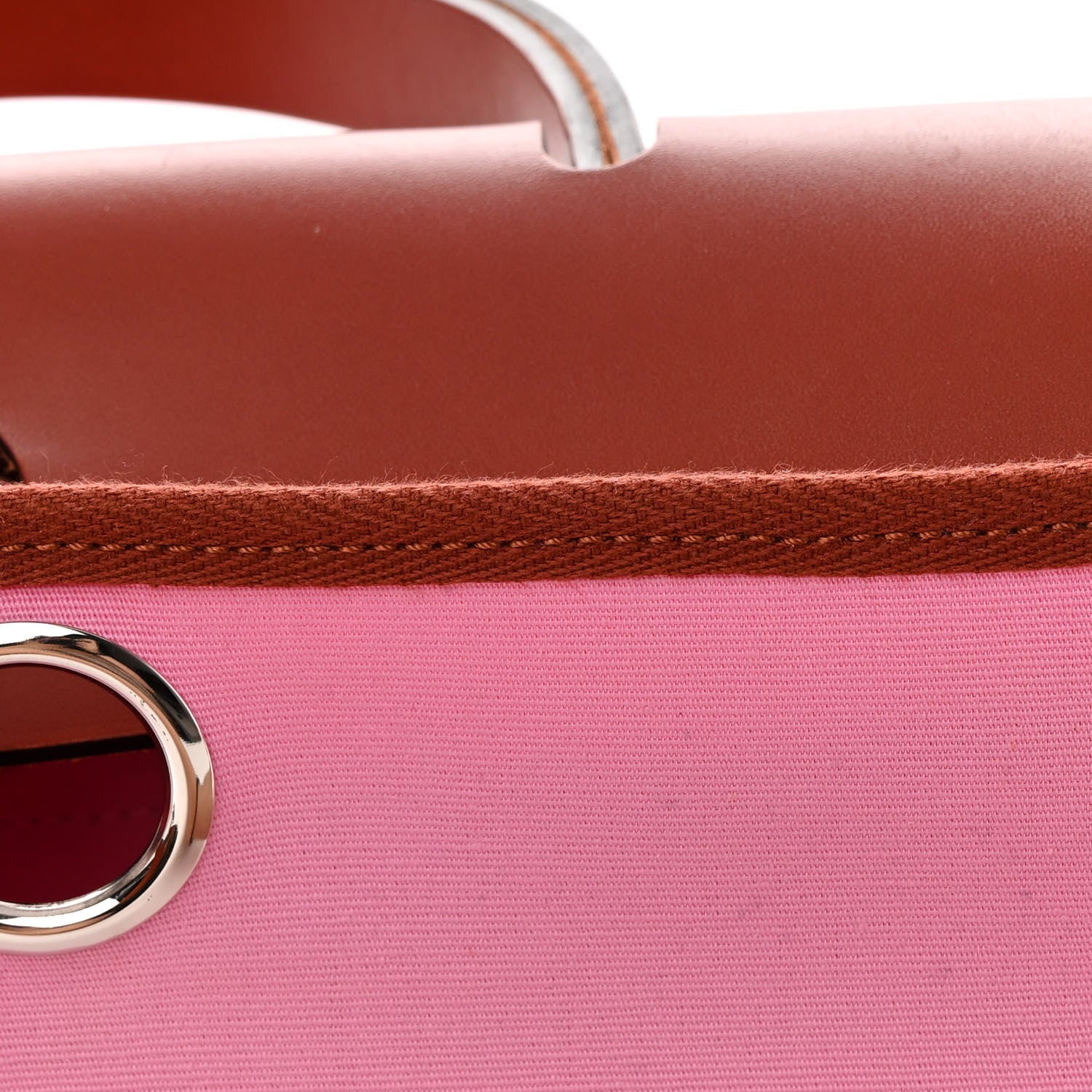 Hermes Military Toile Vache Hunter Herbag Zip Retourne PM 31 Bubblegum 14 of 16