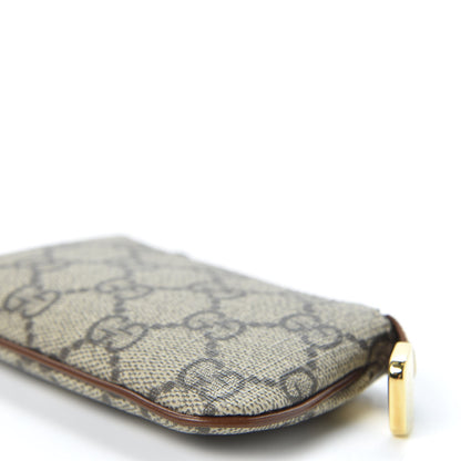 Gucci GG Supreme Monogram Key Case Beige Ebony Cuir 6 of 8