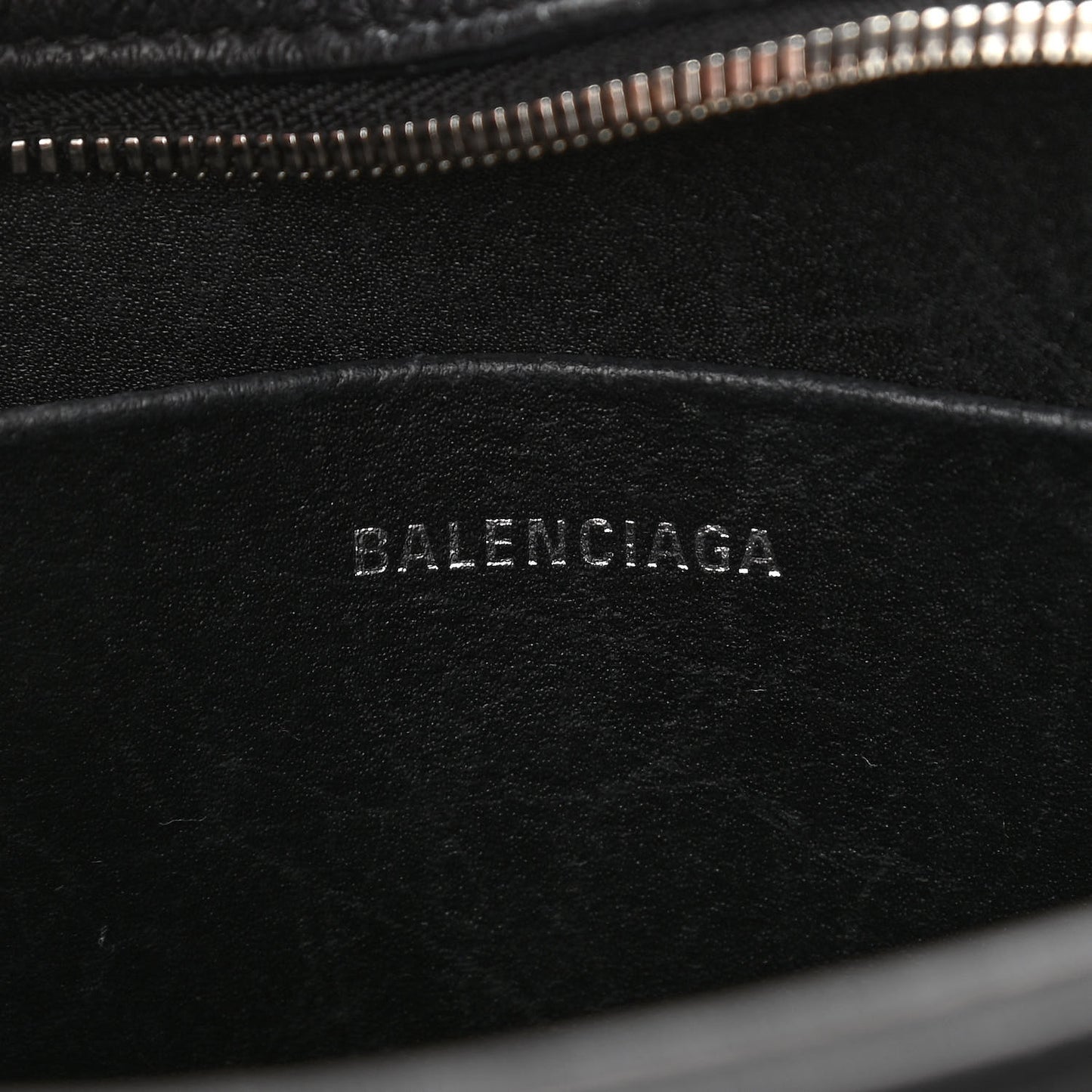 Calfskin Logo S Everyday Camera Bag Black