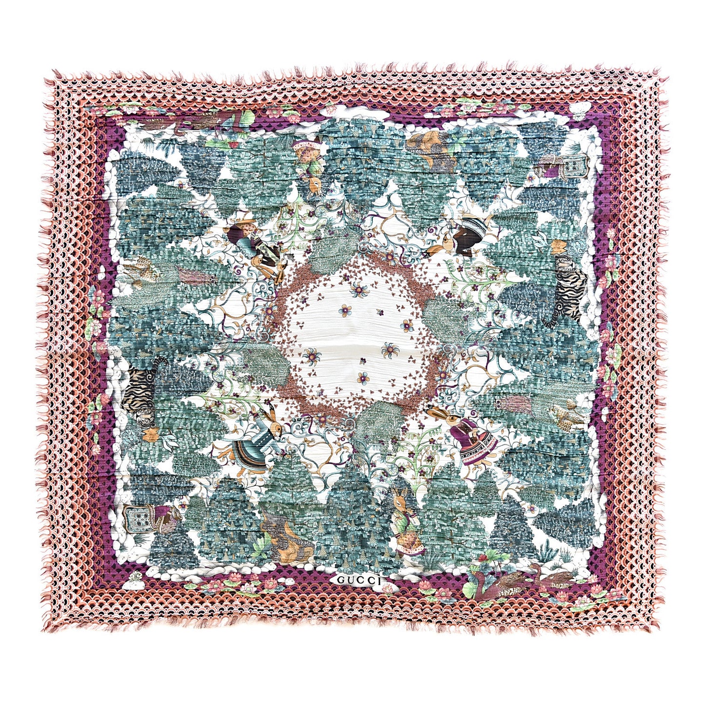 Silk Square Scarf Multicolor
