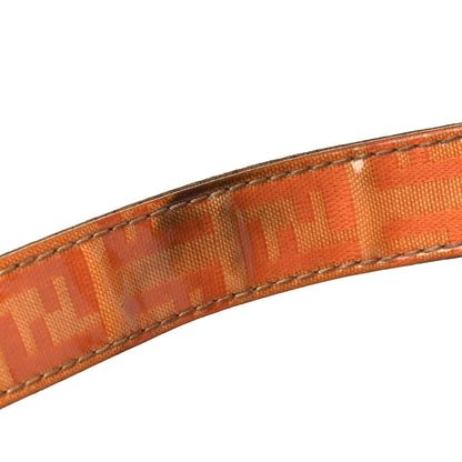 Fendi Vinyl Zucchino Shoulder Bag Orange 21 of 27