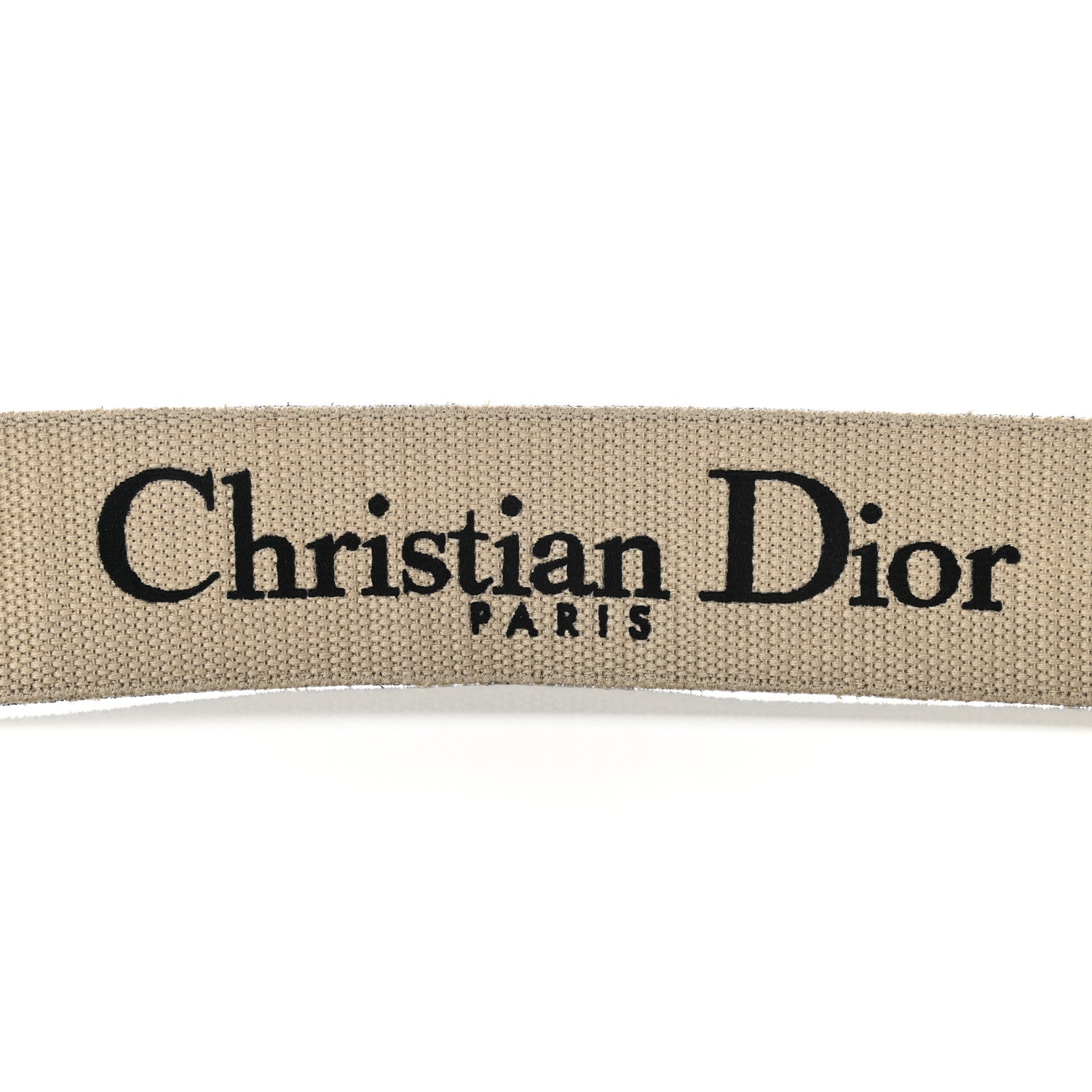 Christian Dior Canvas Embroidered Shoulder Strap Black 4 of 7