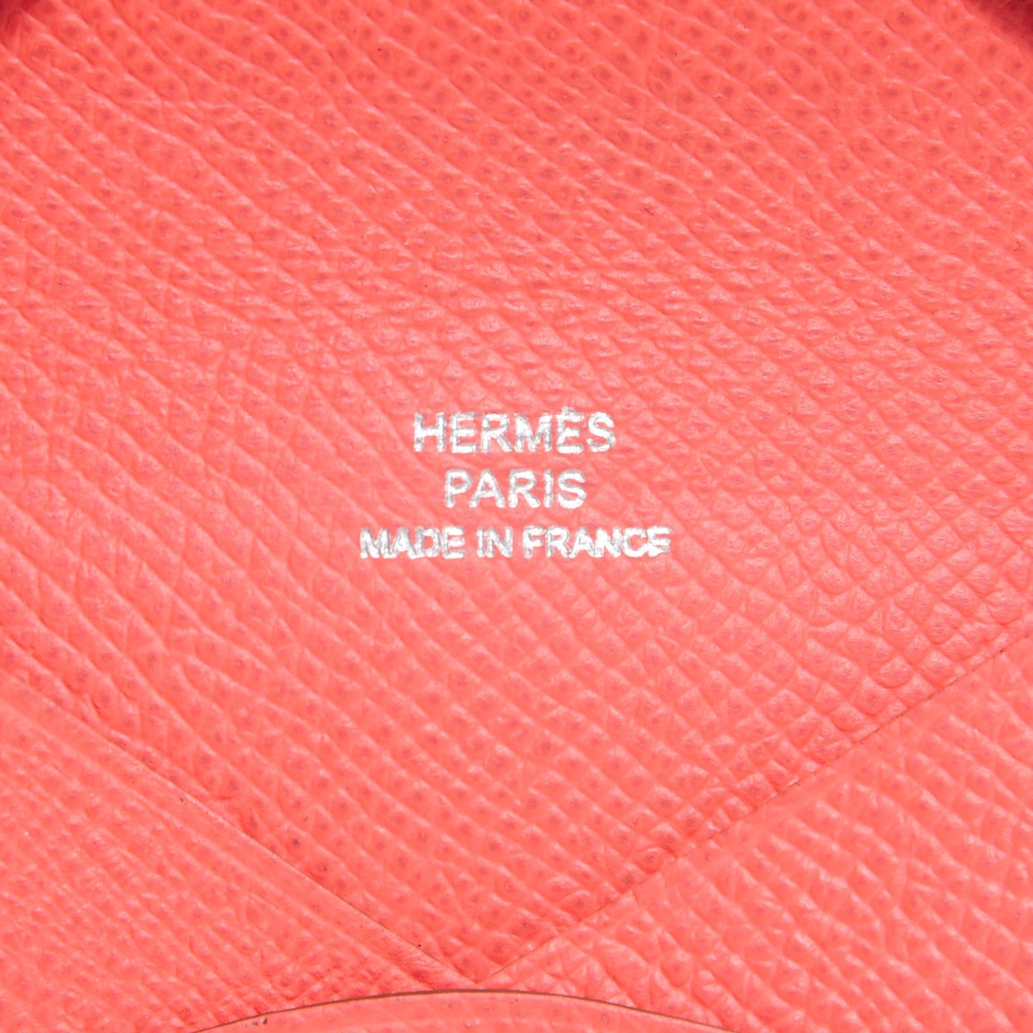 Hermes Epsom Calvi Card Case Rose Jaipur 6 of 7