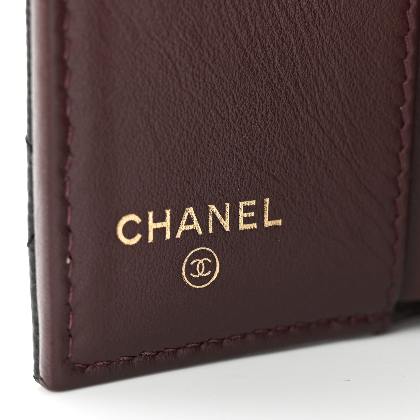 Caviar Quilted Double Flap Wallet Black