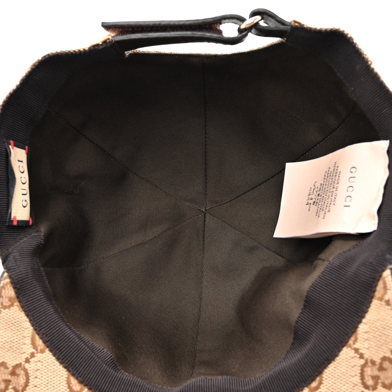 Gucci Monogram Web Baseball Hat M Beige Cocoa 7 of 9