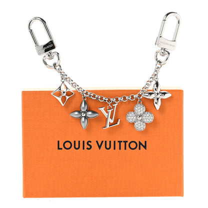 Louis Vuitton Monogram Spring Street Strass Chain Bag Charm Silver 4 of 4
