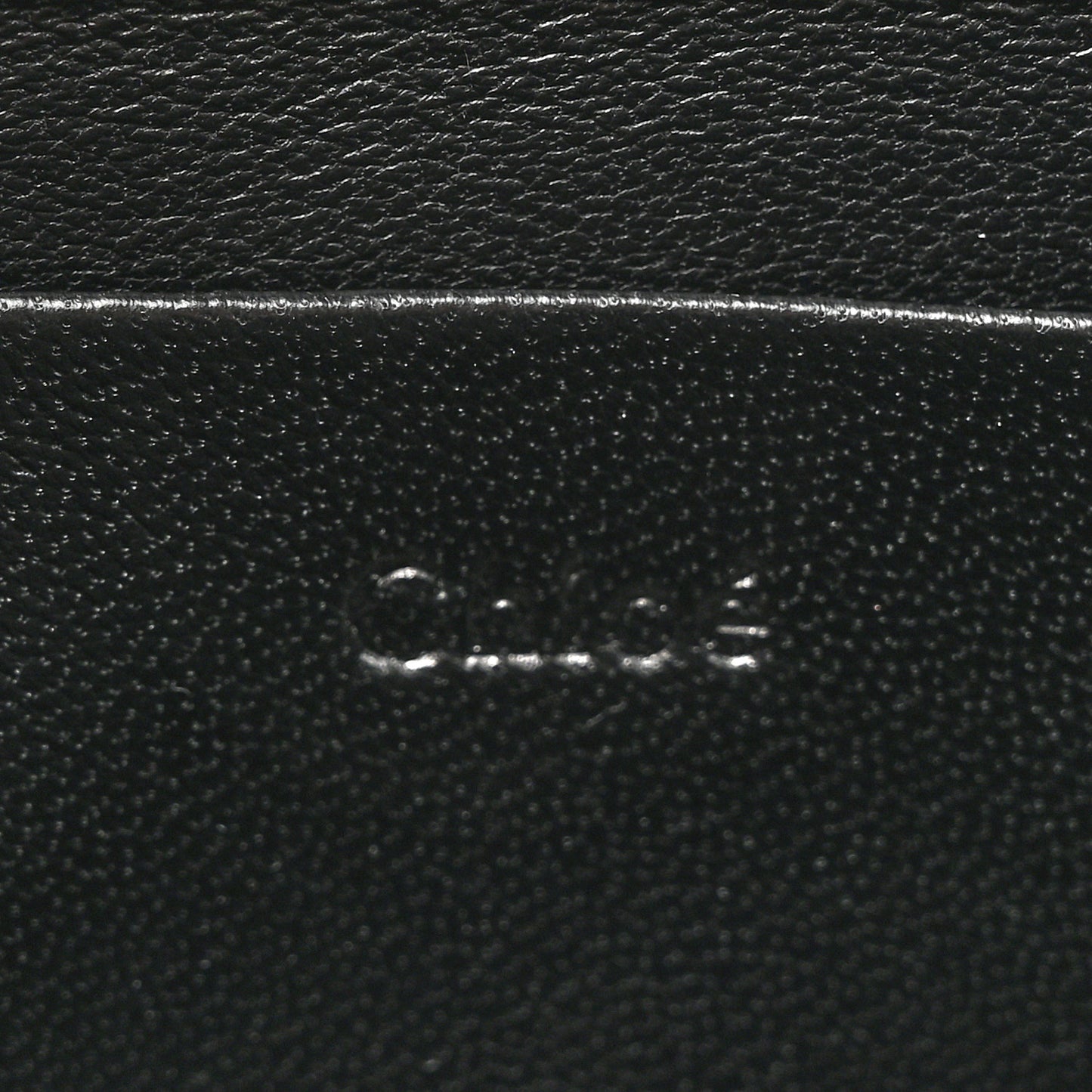 Calfskin Small Nile Bracelet Minaudiere Bag Black
