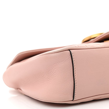 Gucci Calfskin Matelasse Small GG Marmont Shoulder Bag Perfect Pink 9 of 12