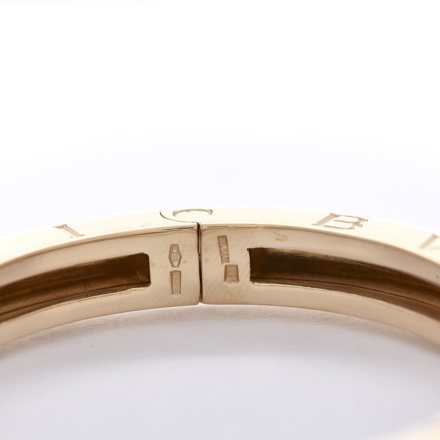 Bulgari 18K Yellow Gold B.Zero1 Bangle Bracelet 4 of 6
