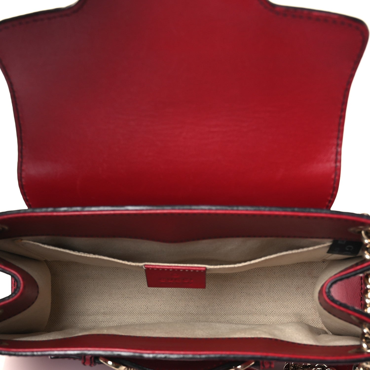 Gucci Guccissima Small Emily Shoulder Bag Red 5 of 12