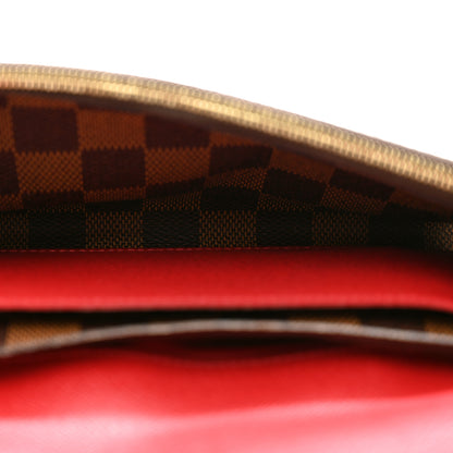 Louis Vuitton Damier Ebene Emilie Wallet Red 5 of 8