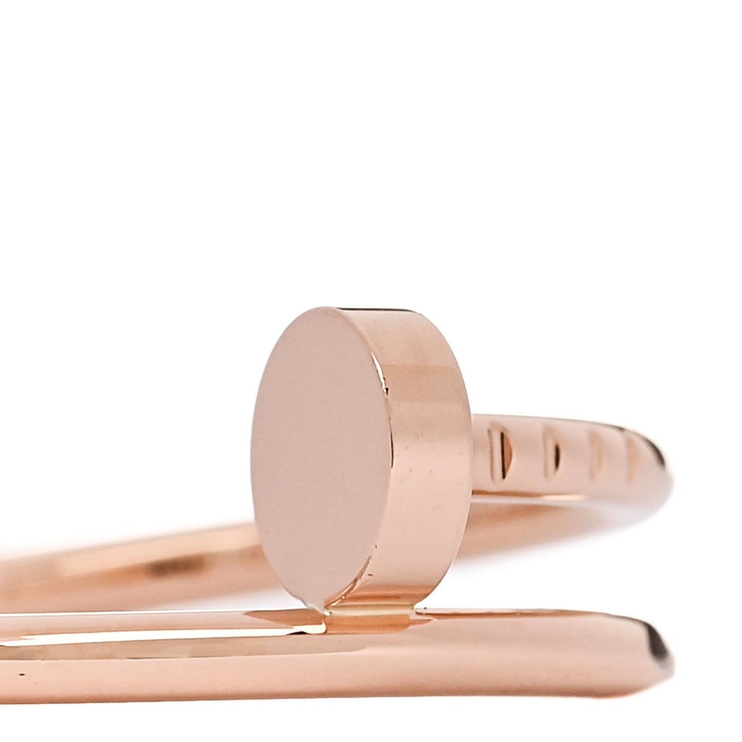 18K Pink Gold Small Juste Un Clou Ring 51 5.75