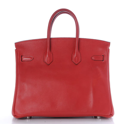 Hermes Swift Birkin 25 Rouge Vif 4 of 29