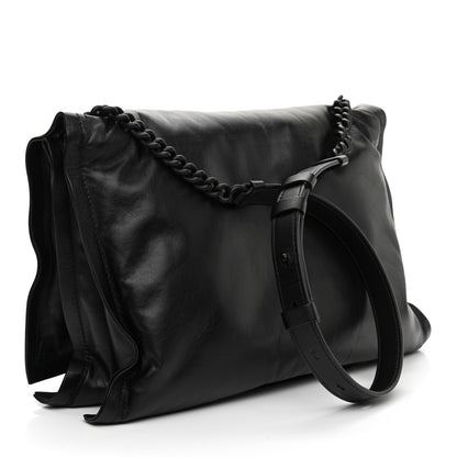 Salvatore Ferragamo Calfskin Medium Viva Bow Shoulder Bag Black 3 of 13