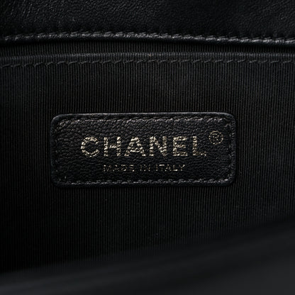Chanel Lambskin Quilted Medium Boy Flap Black 6 of 29