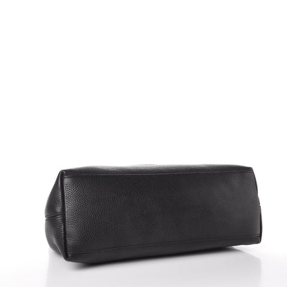 Gucci Pebbled Calfskin Medium Soho Chain Shoulder Bag Black 4 of 11