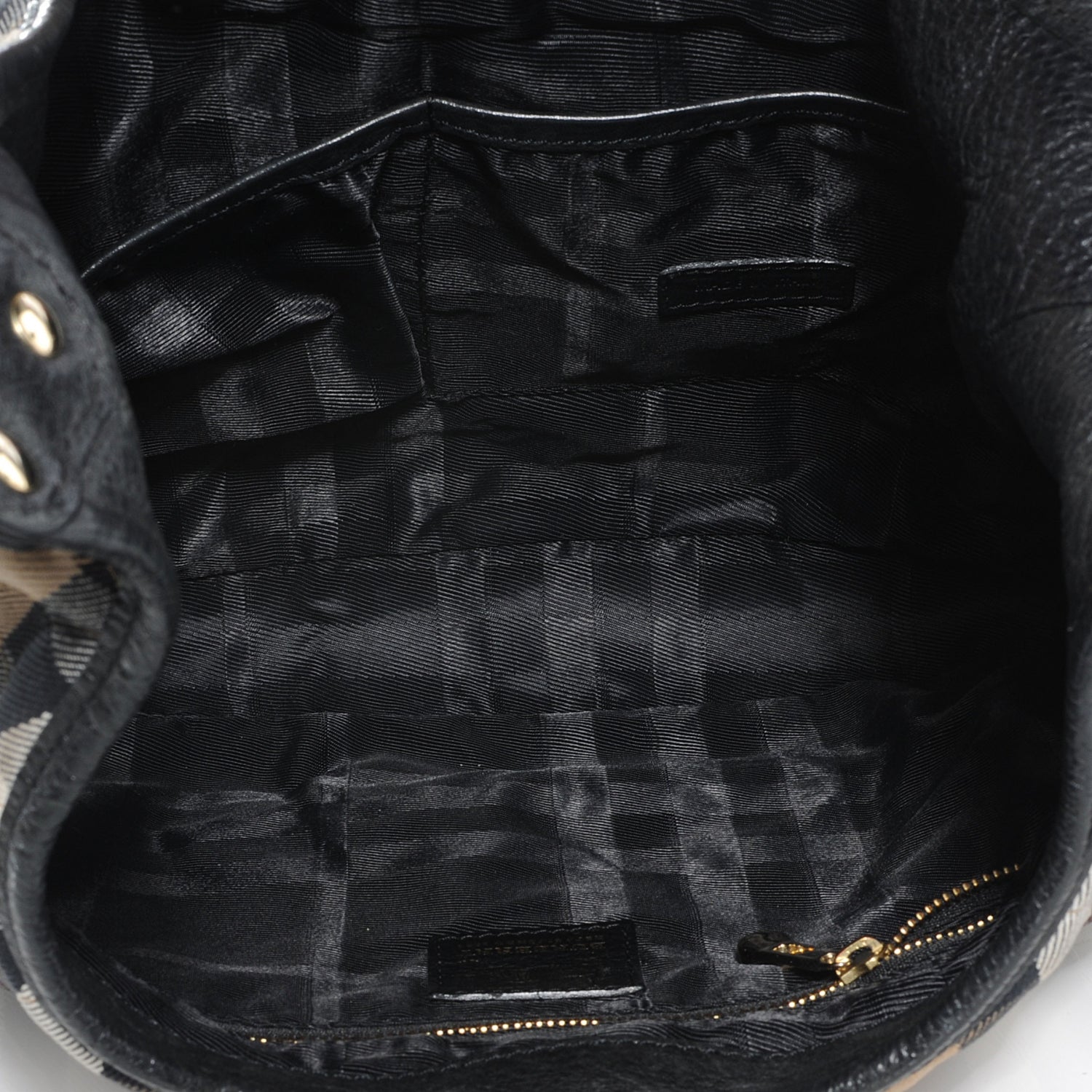Burberry House Check Quilted Brook Hobo 5 of 7