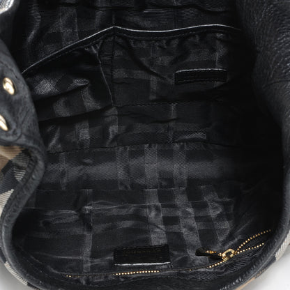 Burberry House Check Quilted Brook Hobo 5 of 7