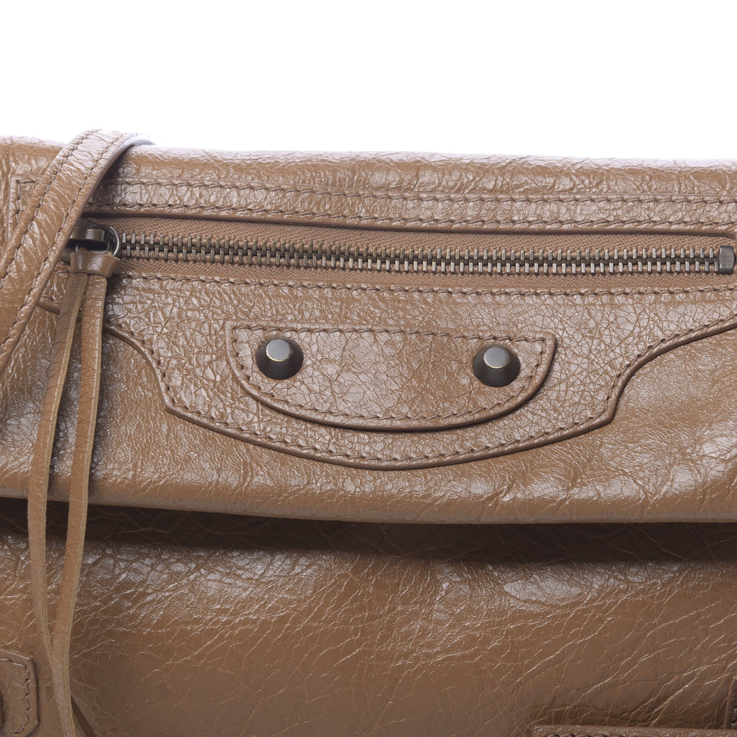 Balenciaga Agneau Classic Hardware Envelope Clutch Cannelle 10 of 11